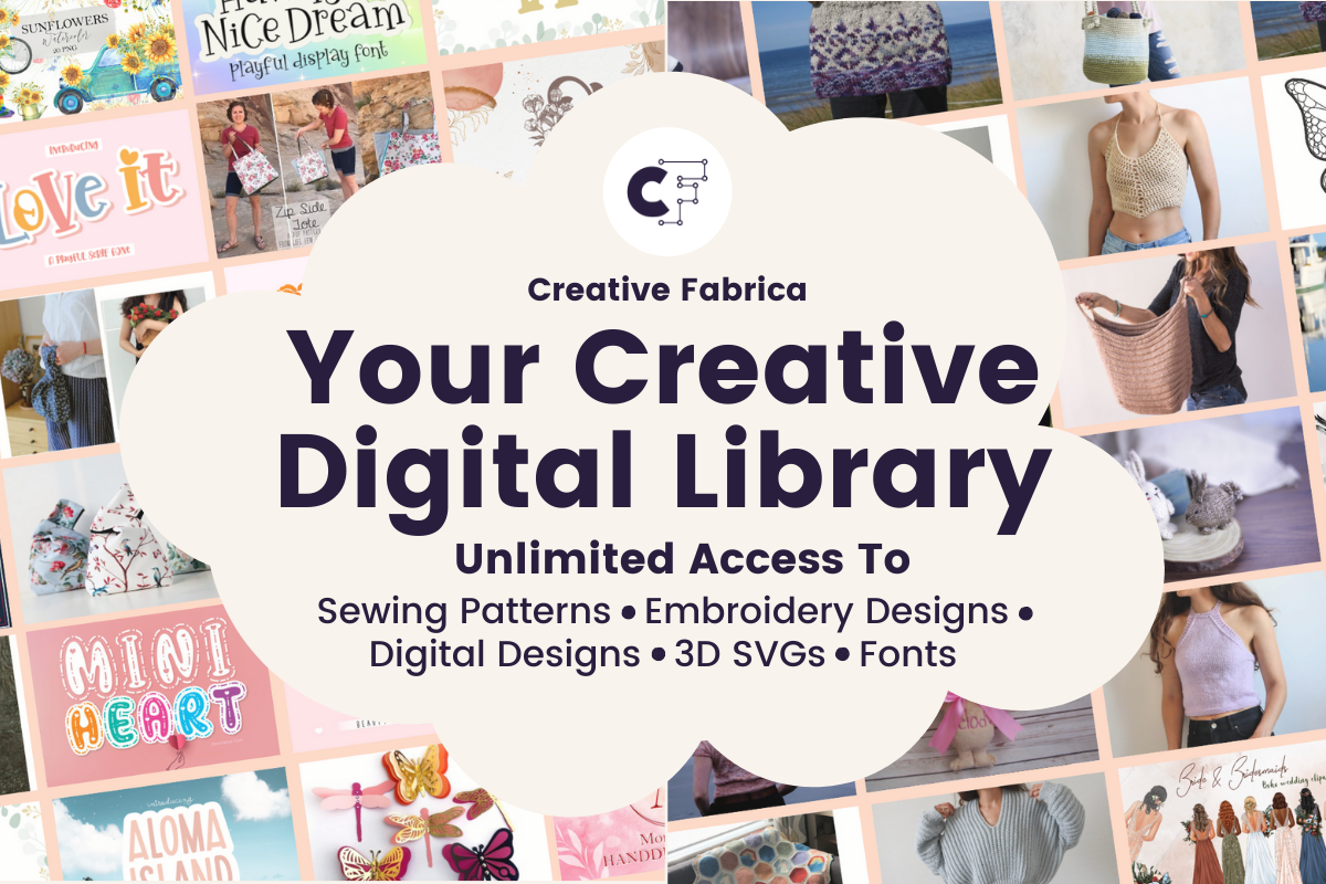 New Partnership Announcement with Creative Fabrica – The digital creative platform for crafters